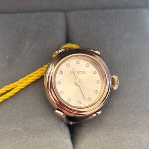 Invicta Women's Rose Gold or silver ring watch